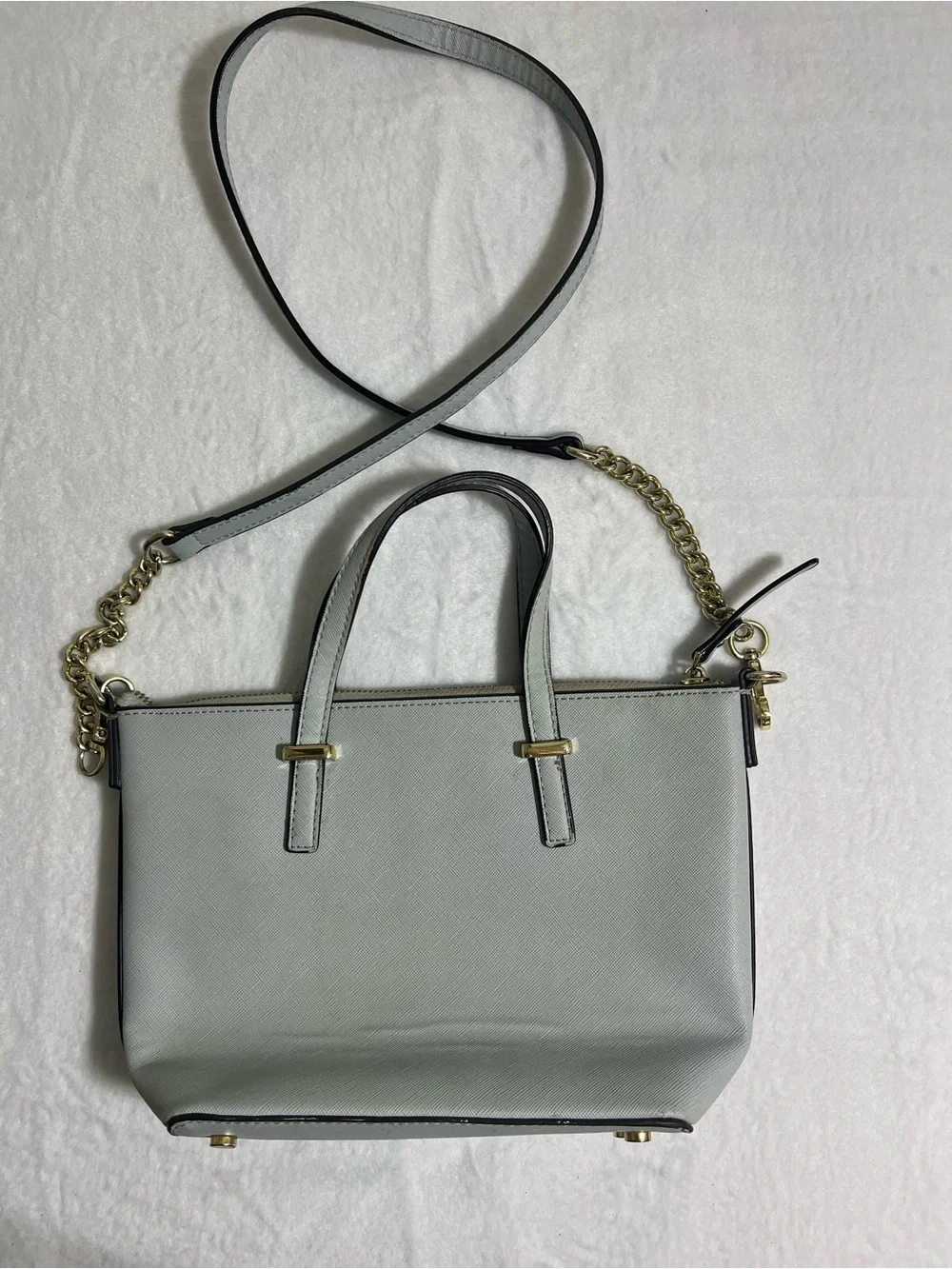 Kate Spade small Cedar Street Harmony with Gold Tone Chain-Trim Strap